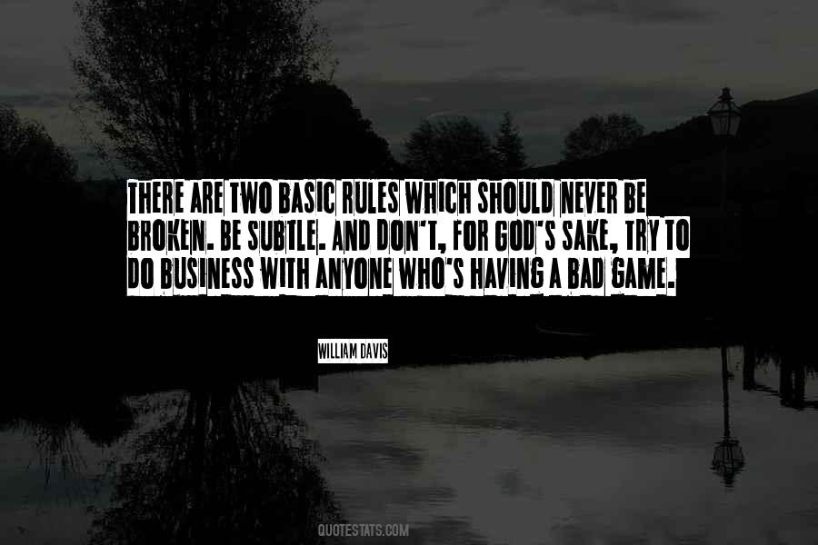 Quotes About Broken Rules #325575