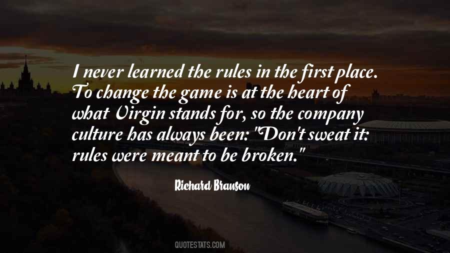 Quotes About Broken Rules #471311