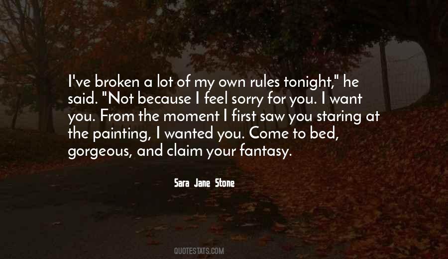 Quotes About Broken Rules #547911