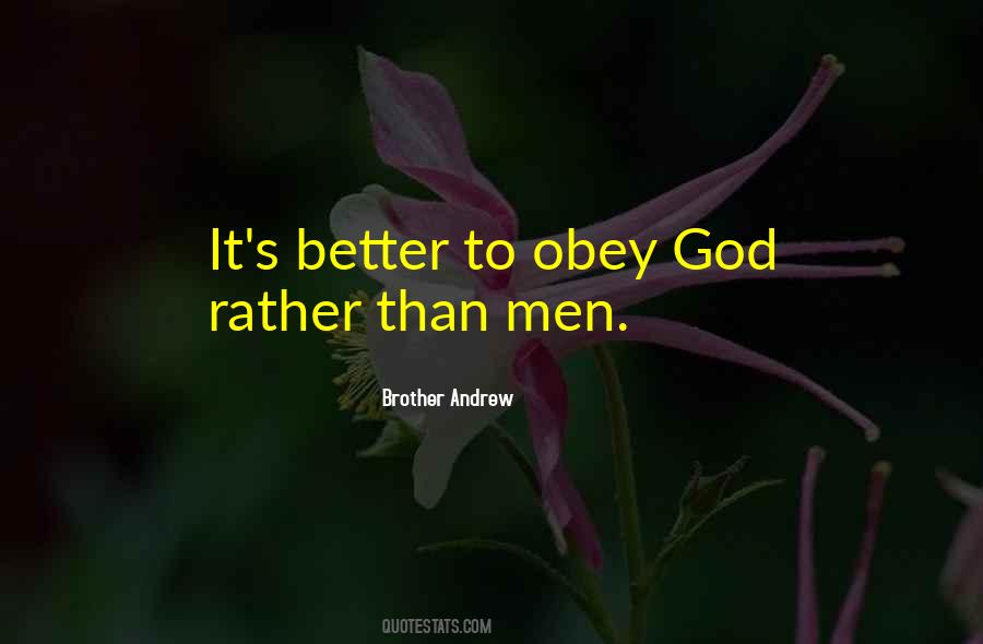 Obey God Quotes #1308234
