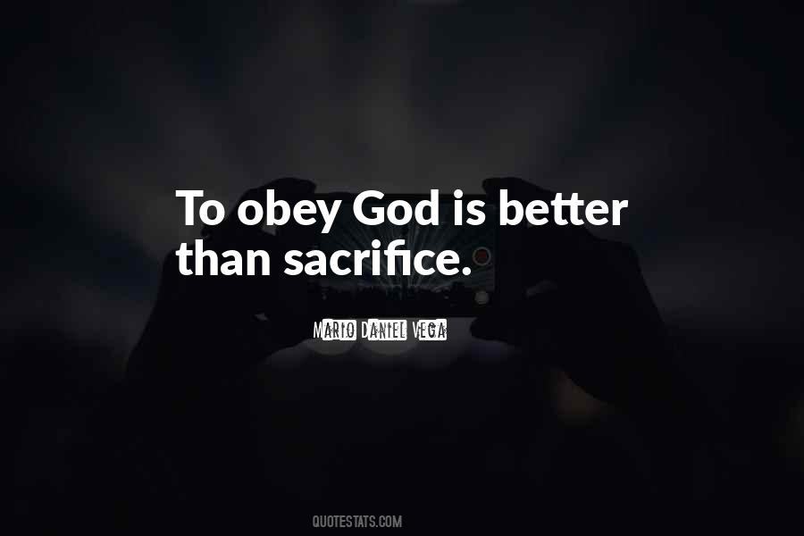 Obey God Quotes #1556345