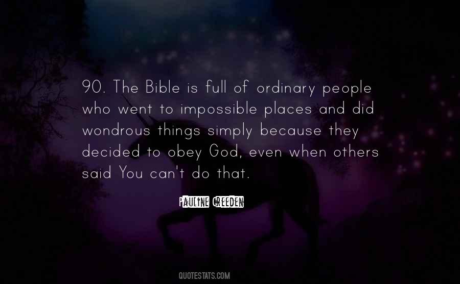Obey God Quotes #1595599