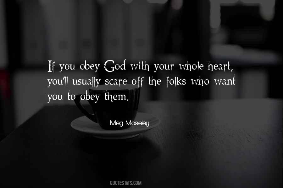 Obey God Quotes #1720655