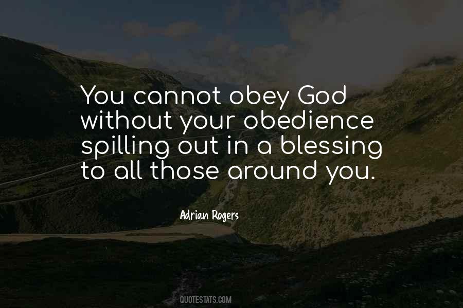 Obey God Quotes #1732359