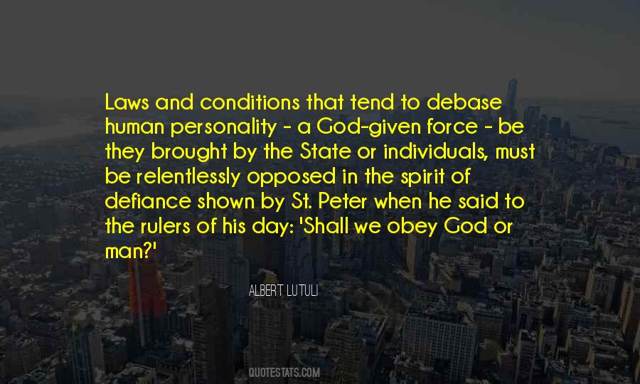 Obey God Quotes #246308