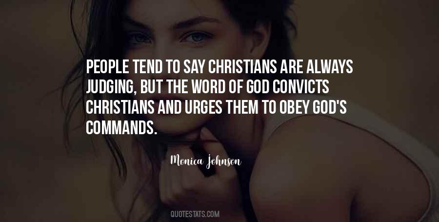 Obey God Quotes #289059