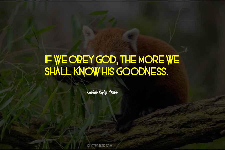 Obey God Quotes #367292