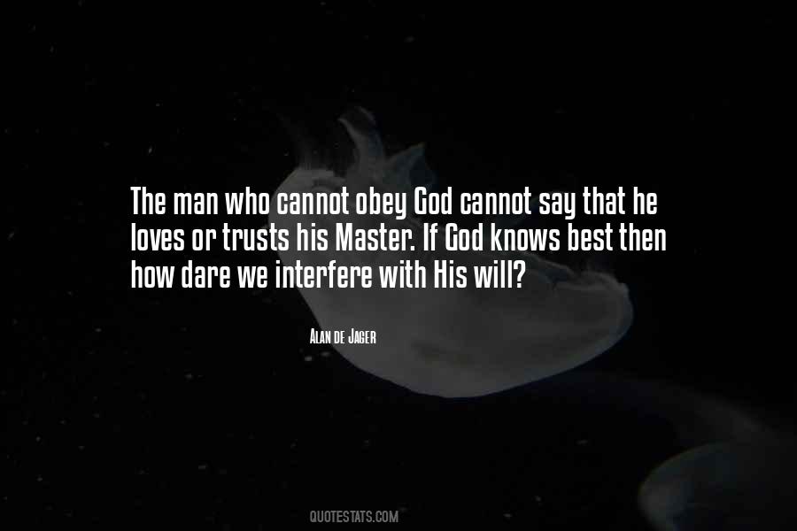 Obey God Quotes #549395