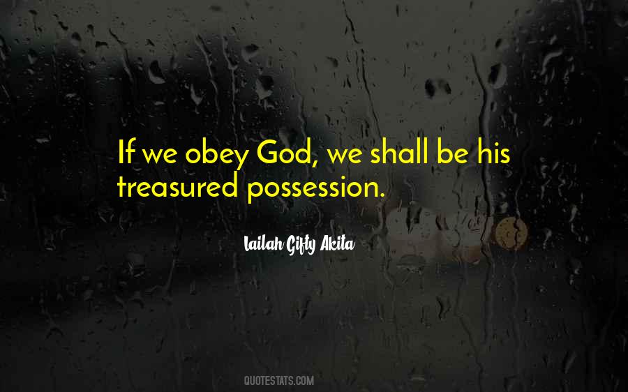Obey God Quotes #868030