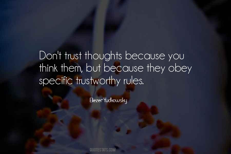 Obey My Rules Quotes #450142