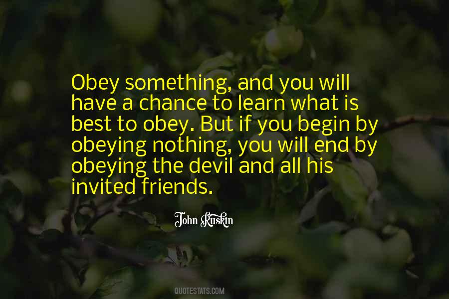 Obey Quotes #1877407