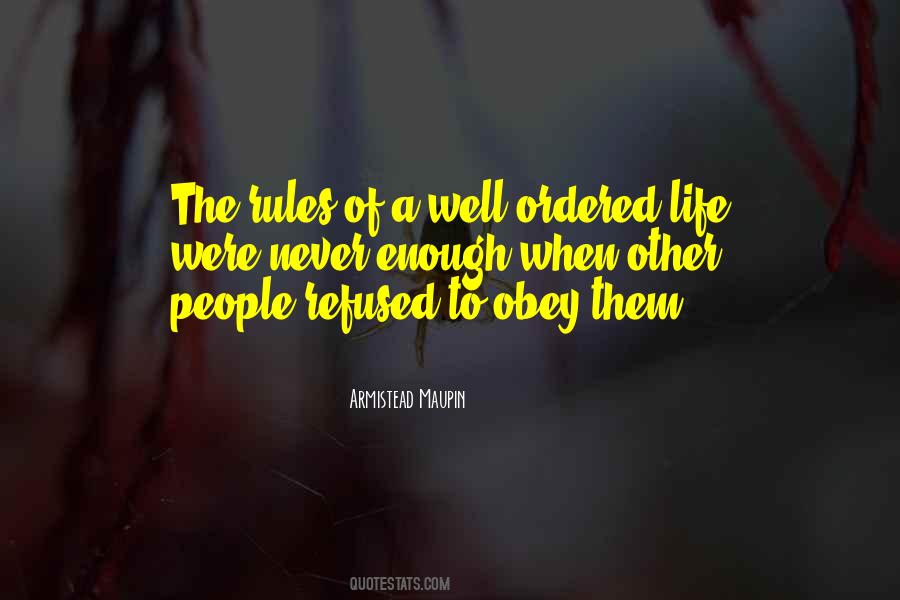 Obey The Rules Quotes #805095