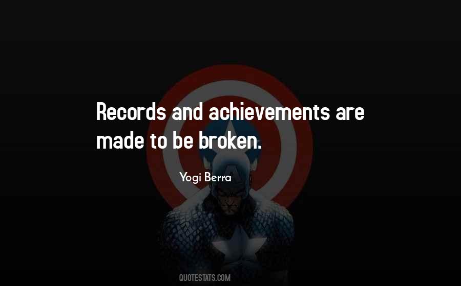 Quotes About Broken Records #1223558