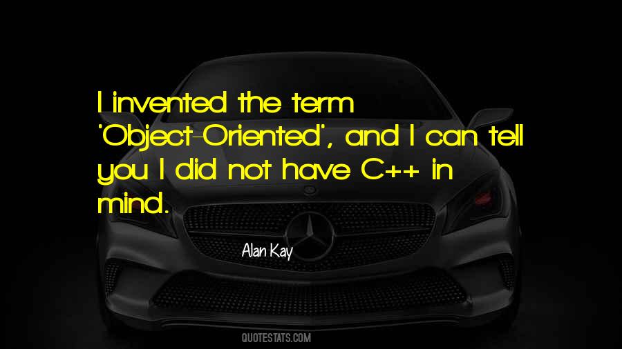 Object Oriented Quotes #475297