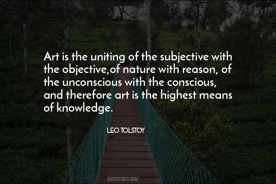 Objective Knowledge Quotes #945802