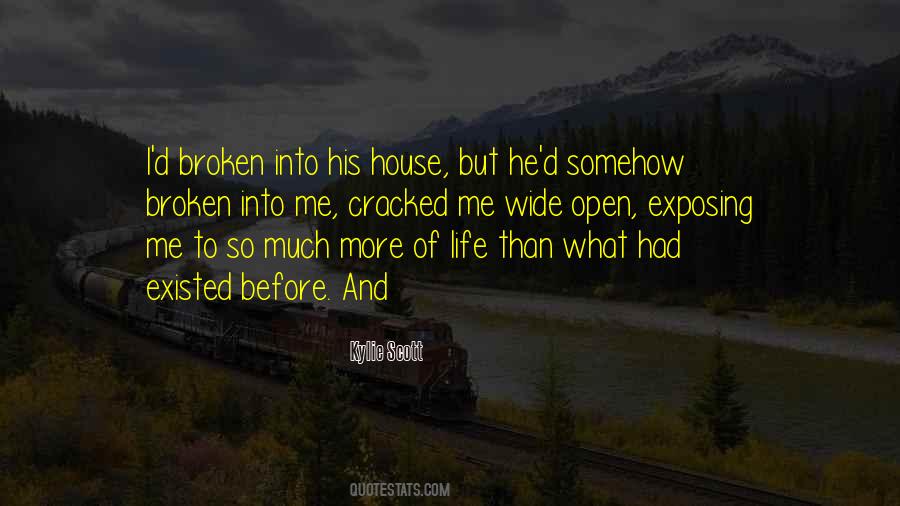 Quotes About Broken House #832195