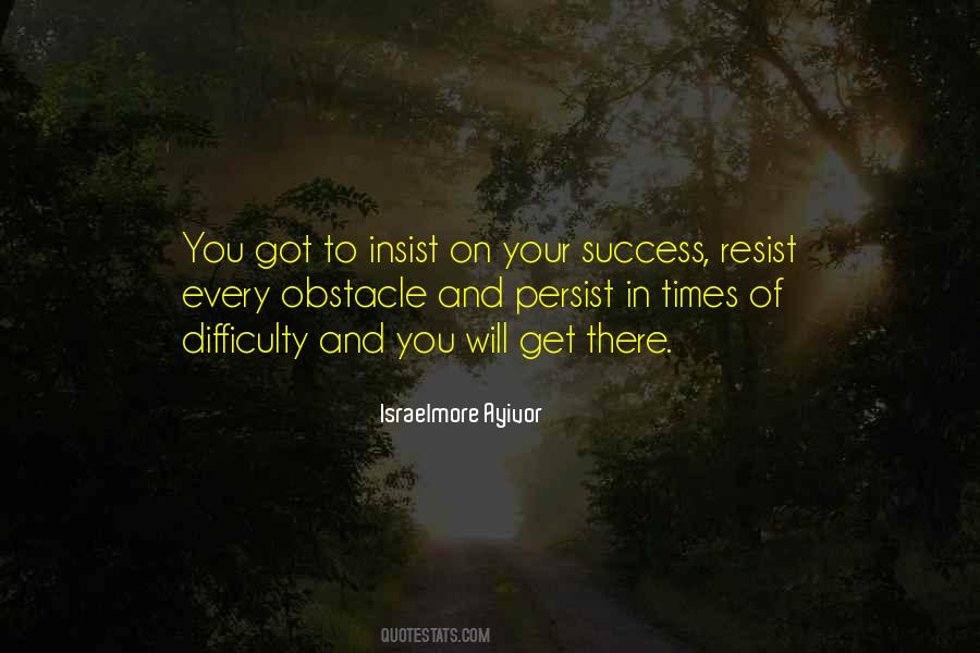 Obstacle Course Quotes #218463