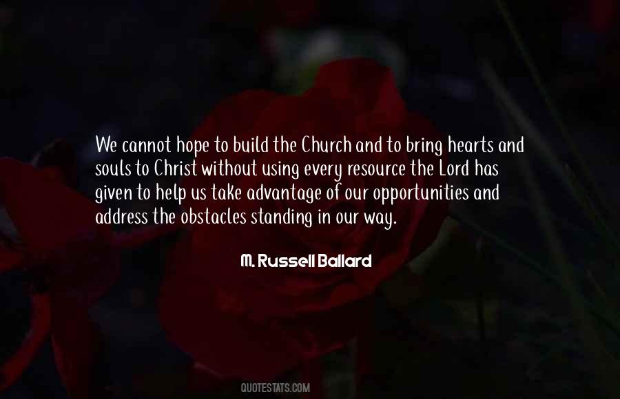 Obstacles Into Opportunities Quotes #426545