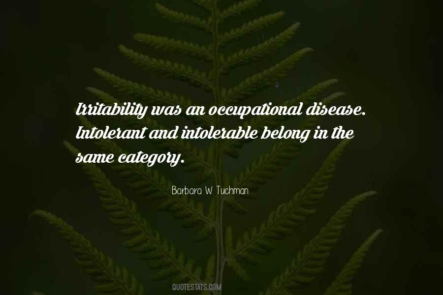 Occupational Disease Quotes #1269056
