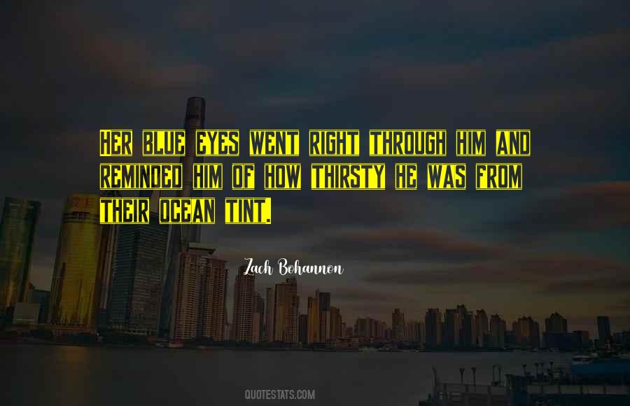 Ocean Blue Eyes Quotes #1382118