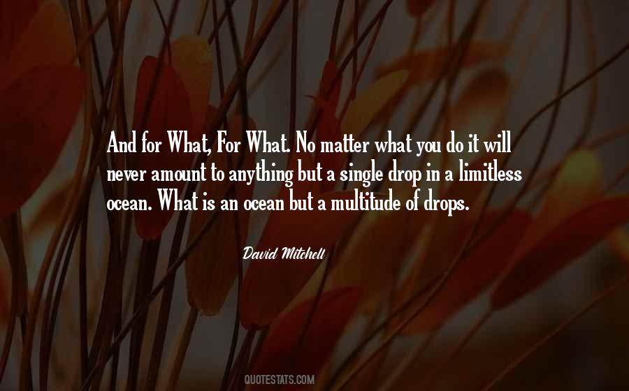 Ocean Drops Quotes #1004193
