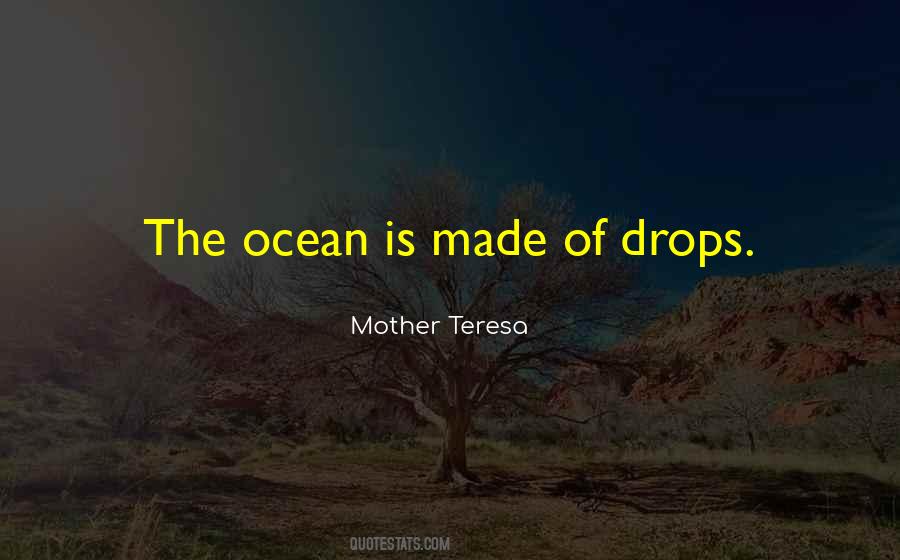 Ocean Drops Quotes #1144418