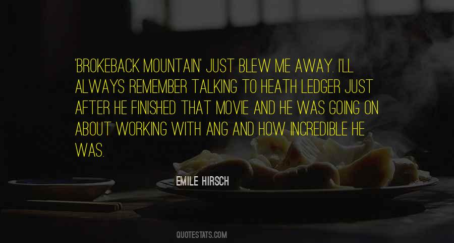 Quotes About Brokeback #1448872