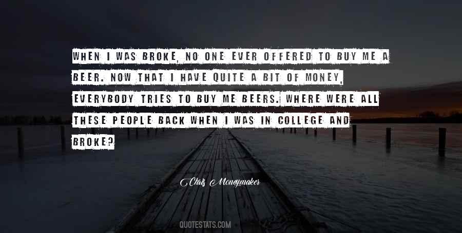 Quotes About Broke #1595160