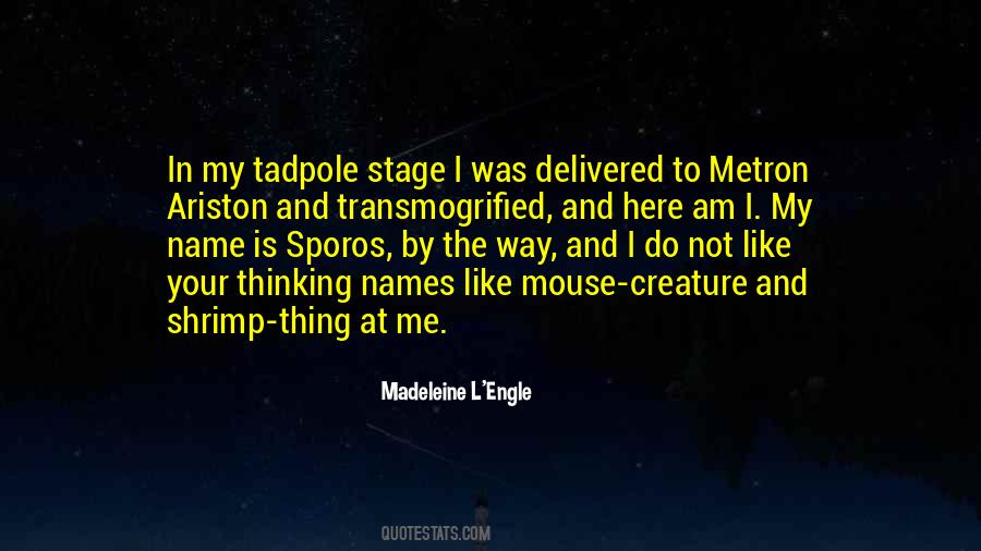 Quotes About Tadpole #4536