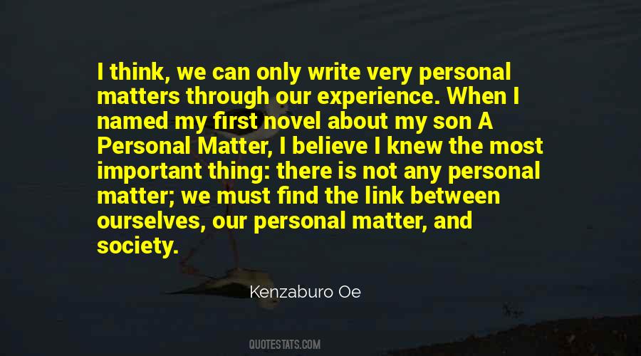 Oe Kenzaburo Quotes #1872231