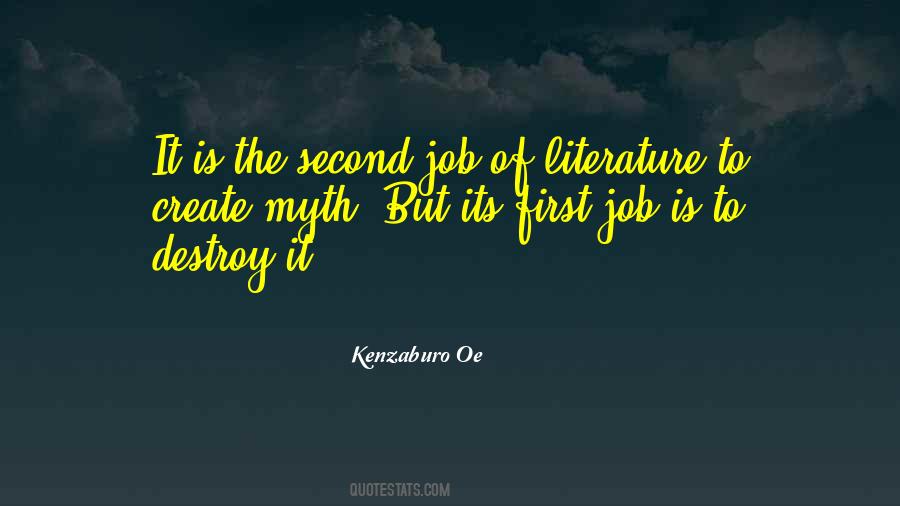 Oe Kenzaburo Quotes #9543