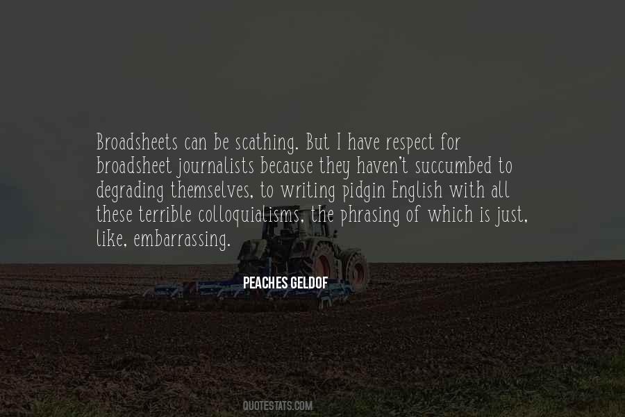 Quotes About Broadsheet #1265312