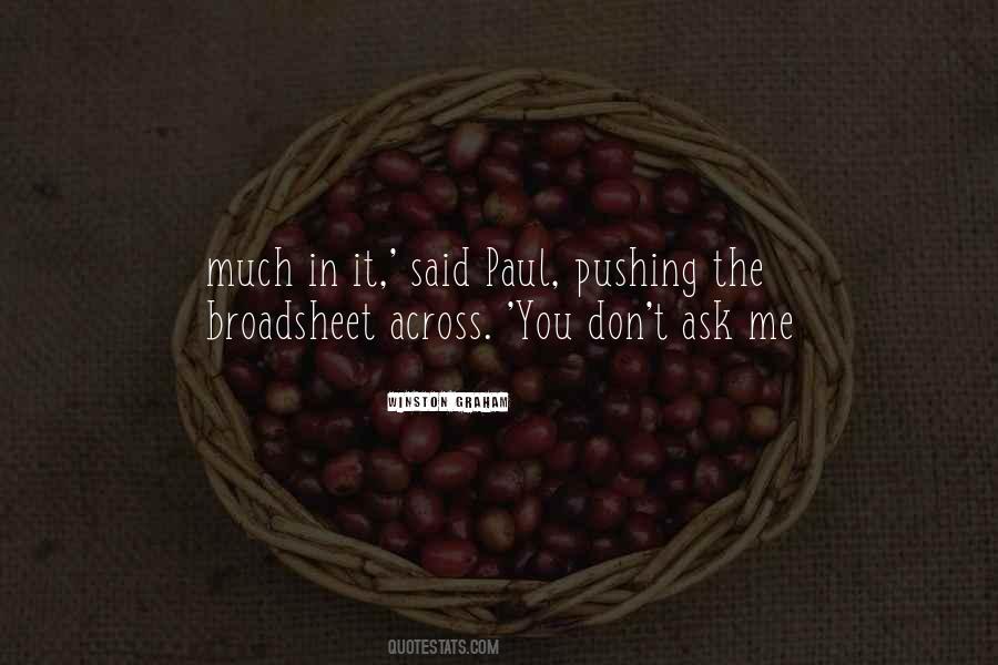 Quotes About Broadsheet #455540