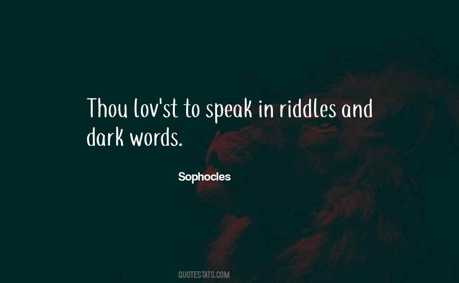 Oedipus The Rex Quotes #839676