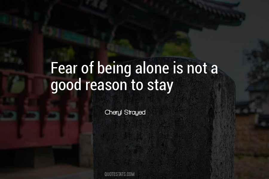 Of Being Alone Quotes #128005