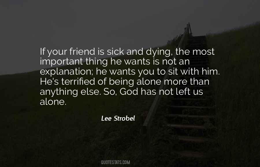 Of Being Alone Quotes #675411
