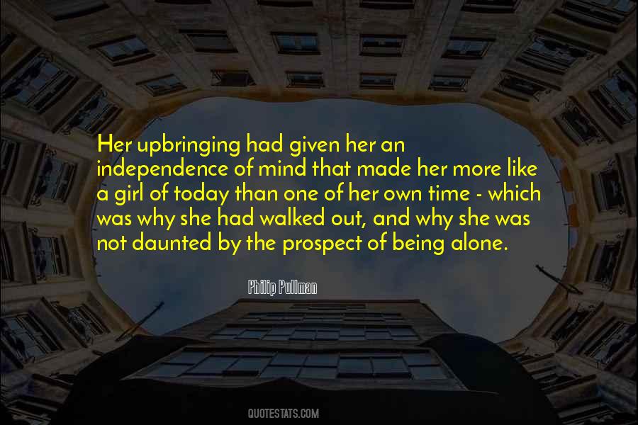 Of Being Alone Quotes #918426