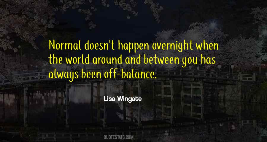 Off Balance Quotes #1026509