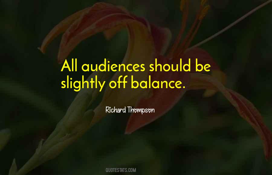 Off Balance Quotes #605187