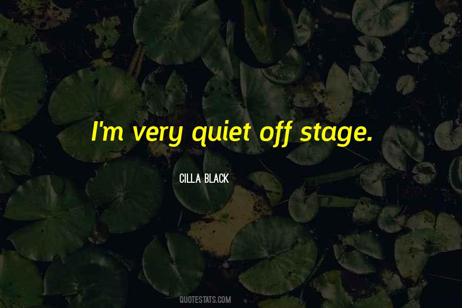 Off Stage Quotes #1680946