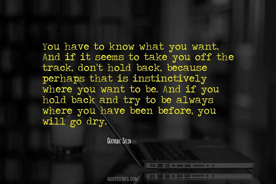 Off The Track Quotes #1322927