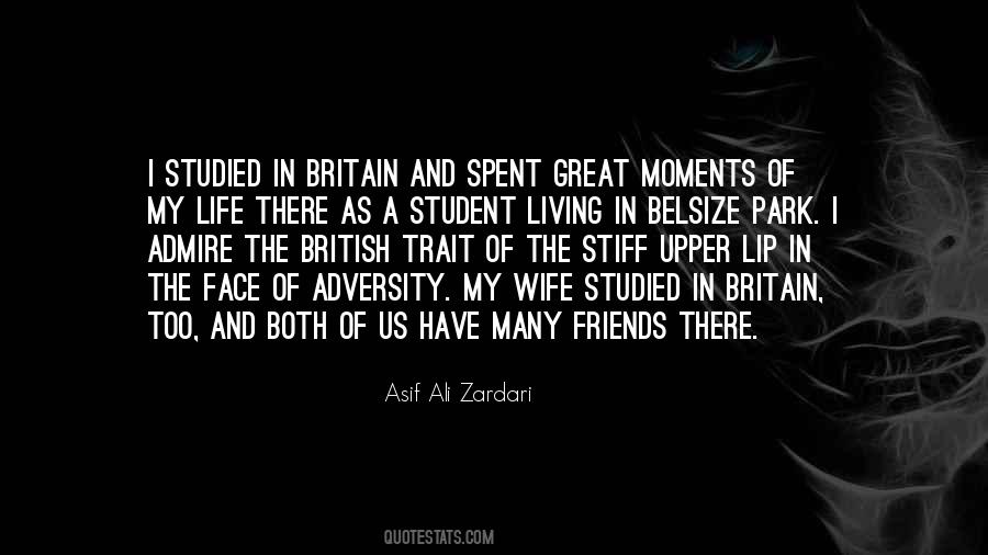 Quotes About British Stiff Upper Lip #189194
