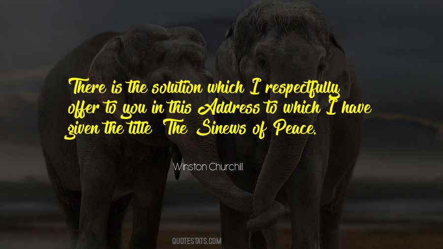 Offer Peace Quotes #1641658