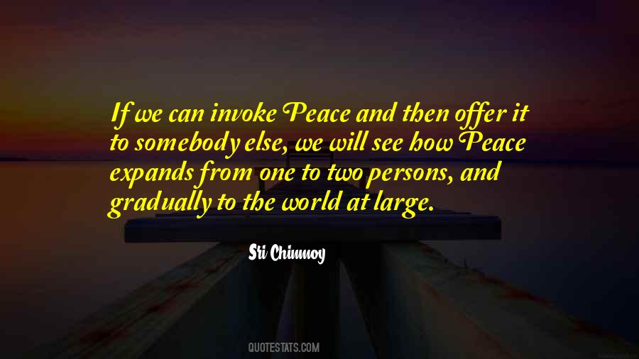 Offer Peace Quotes #1670780