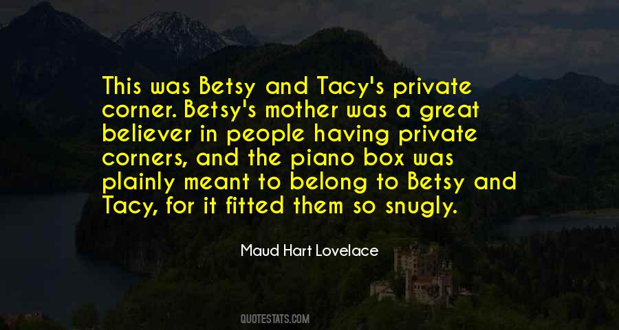 Quotes About Tacy #23213