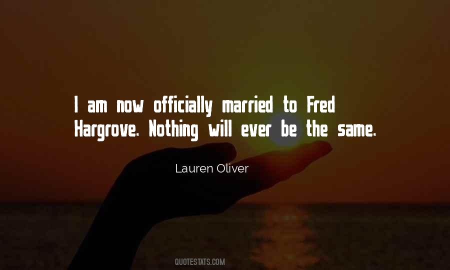 Officially Married Quotes #688731