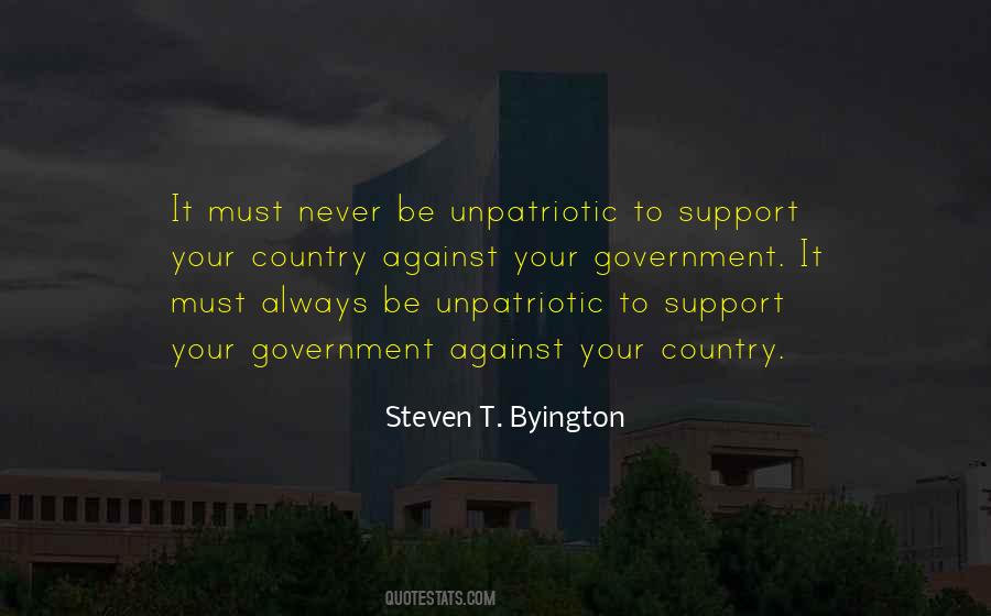 Quotes About Unpatriotic #1857391