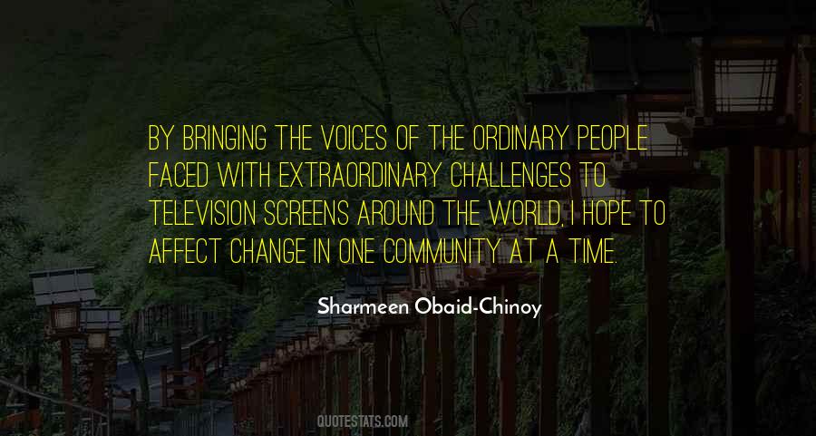 Quotes About Bringing A Change #1215141