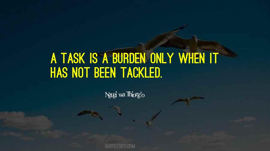 Quotes About Tackled #1552688