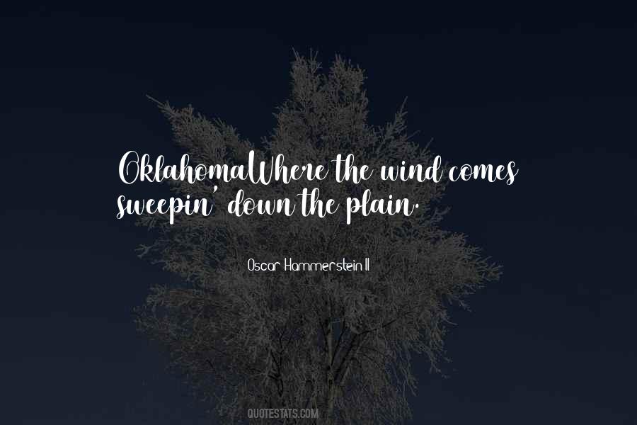 Oklahoma Wind Quotes #1069039